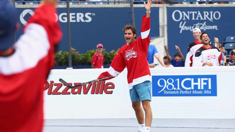 Was That Roger Federer Or Wayne Gretzky In Toronto?
