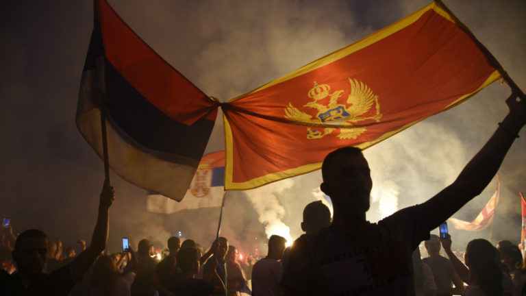 Tüntetéssorozat Montenegróban Tüntetéssorozat Montenegróban